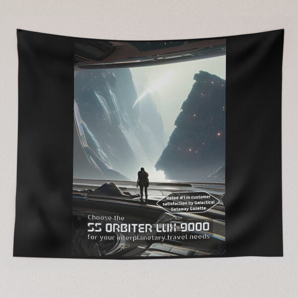 Item preview, SS Orbiter Lux 9000: Interplanetary Travel designed and sold by Caregiverology.
