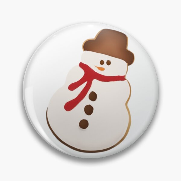 Item preview, Snowman Christmas cookie designed and sold by Artistkhg.