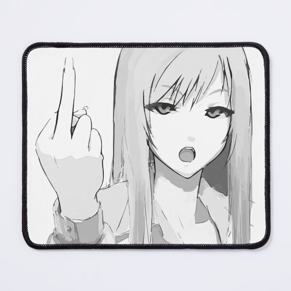 Item preview, Rude Anime Girl designed and sold by 4foru.