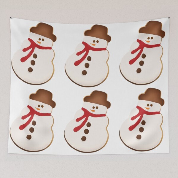 Item preview, Snowman Christmas cookie designed and sold by Artistkhg.