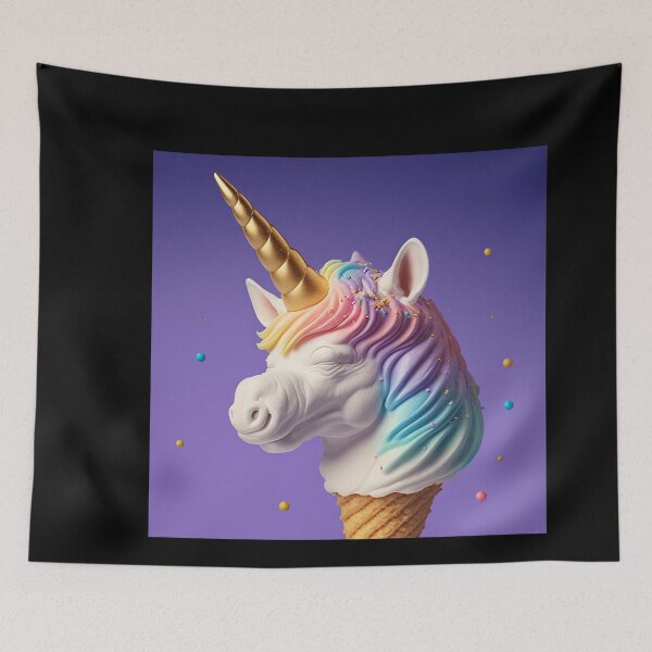 Artikelvorschau, icecream unicorn entworfen und verkauft von MrUtDesign.