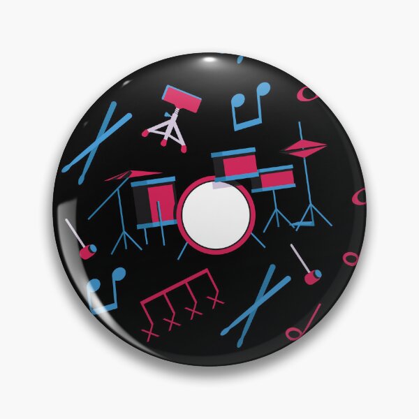 Item preview, Drum Pattern (Red Version) designed and sold by Karissa Harbridge.