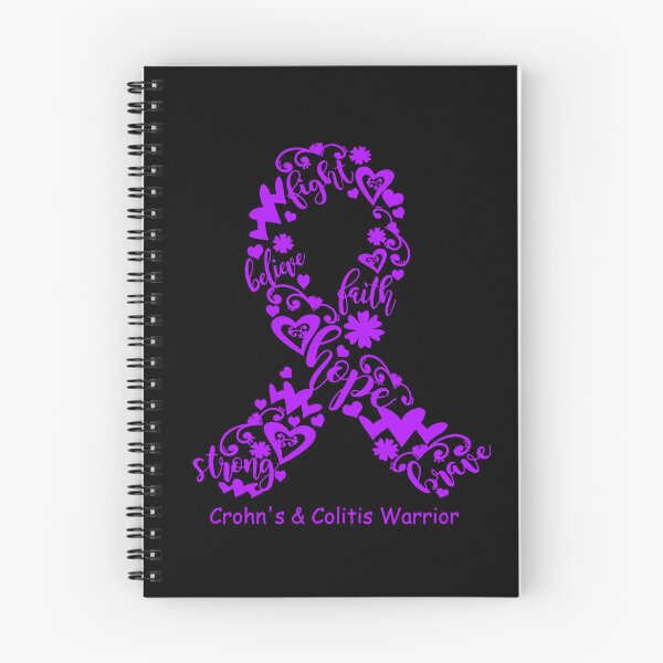 Item preview, Crohn's & Colitis Warrior - Crohn's & Colitis Ribbon Strong Hope Believe Fight Faith Brave designed and sold by CansellBar.