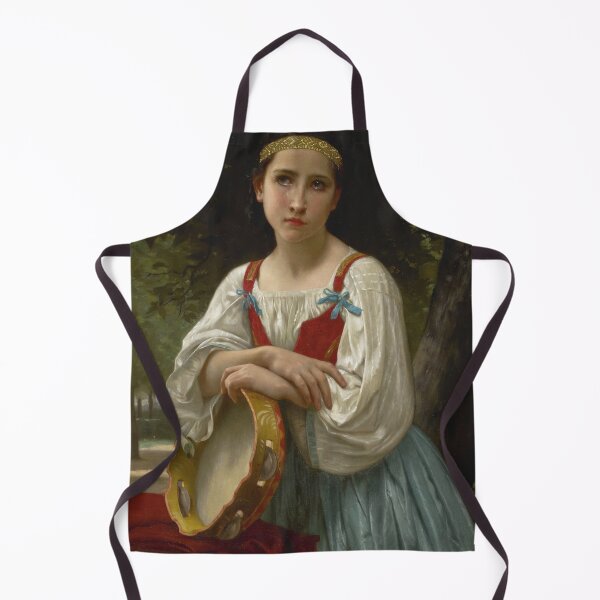 Item preview, Bohemian at the Basque Drum | William Bouguereau | 1867 French Art designed and sold by CJET.