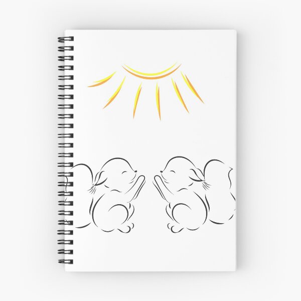 Aperçu de l'œuvre dessin de deux écureuils tire les jambes au soleil créée et vendue par Alexx60.