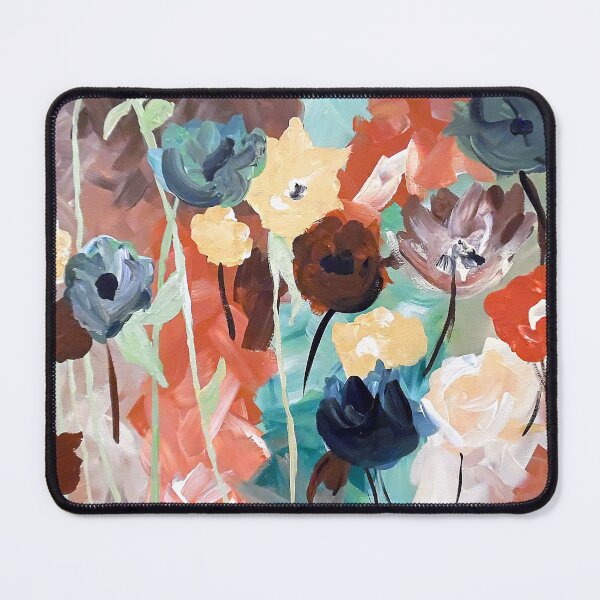 Item preview, Muted Floral Abstract Painting designed and sold by Jilian Cramb.