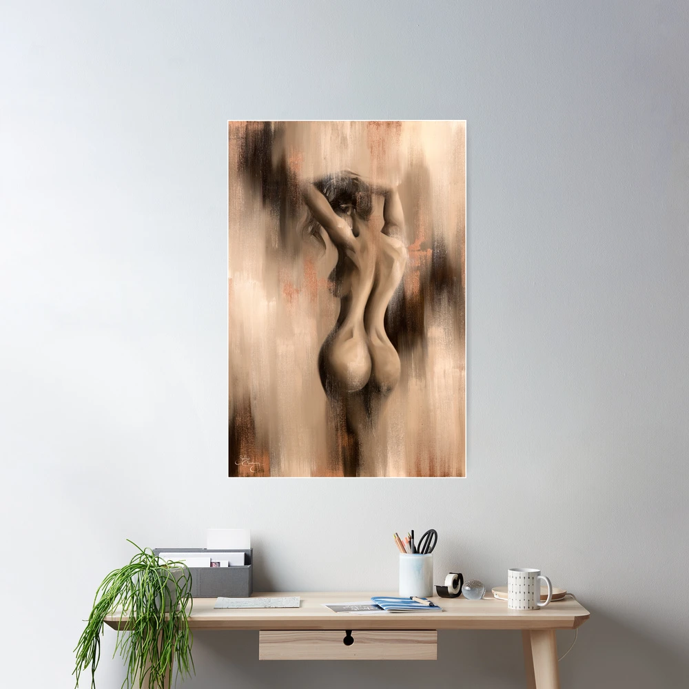 Luxurious, female nude