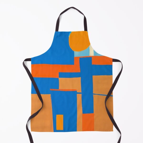 Item preview, Blue Warm Winter - Color Field Abstract - Blue, Brown and Red designed and sold by Inomaly Art.
