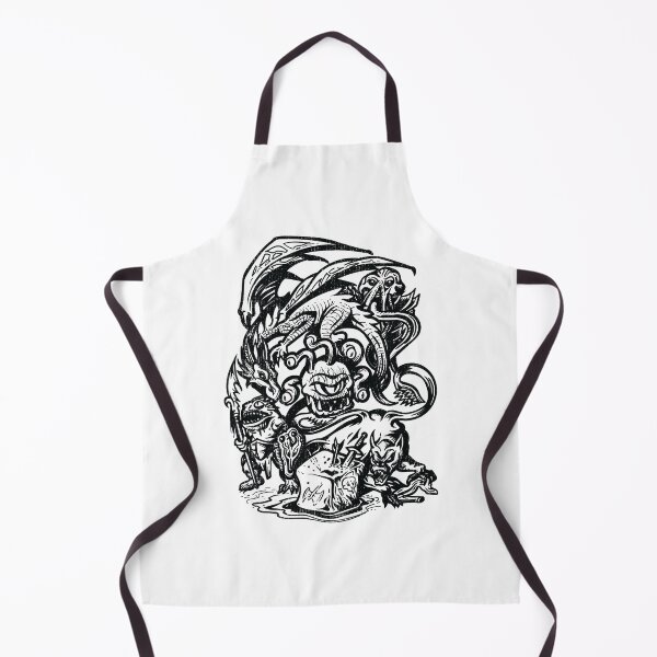 Item preview, Fantasy Creatures - (Black & White) designed and sold by RoleplayRealm.