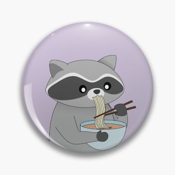 Item preview, Snack Racc Pack 2: Noodle Raccoon designed and sold by chrispy doodles.