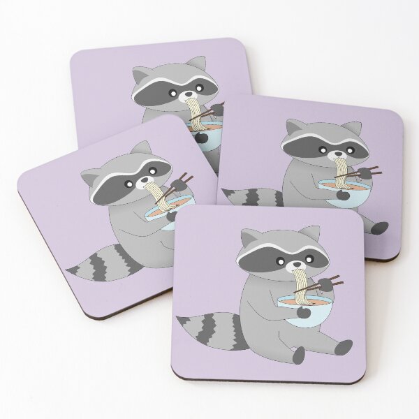 Item preview, Snack Racc Pack 2: Noodle Raccoon designed and sold by chrispy doodles.