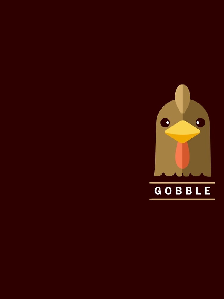Minimalist Thanksgiving Turkey Face by BootsBoots