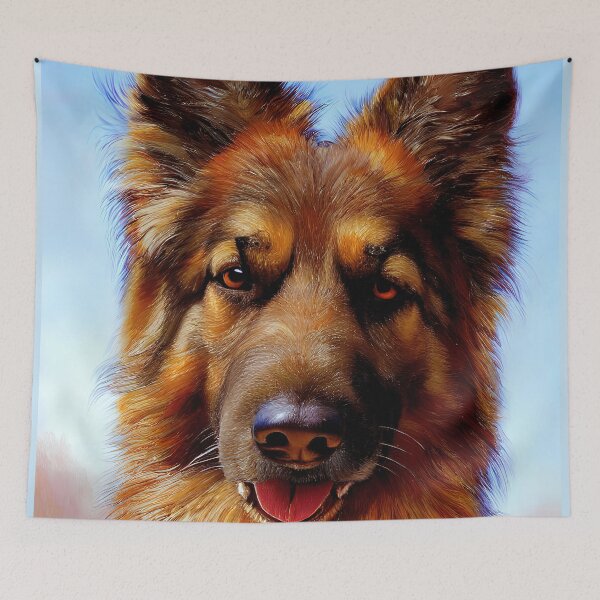 Item preview, Long Haired German Shepherd designed and sold by Alma Lee.