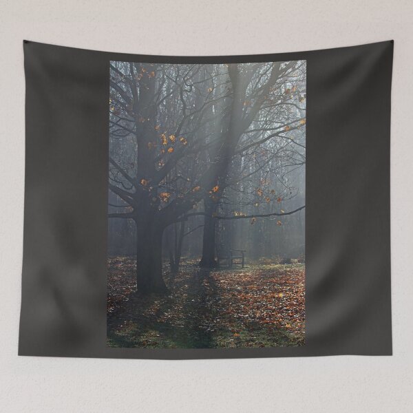 Item preview, Sunbeams And Fog In Autumn Vertical designed and sold by Deb Oppermann.