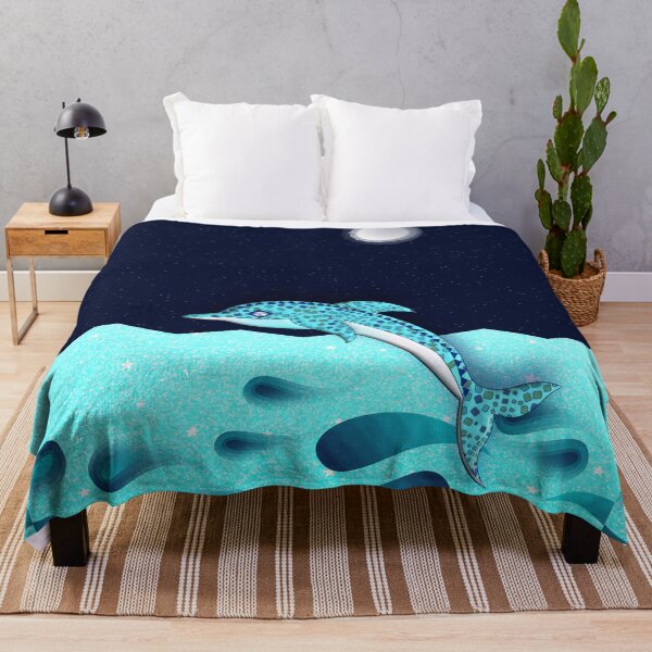 Item preview, MOSAIC DOLPHIN MOON SPLASH. designed and sold by sana90.