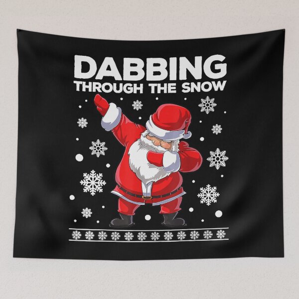 Item preview, santa dabbing through the snow designed and sold by thenewall.