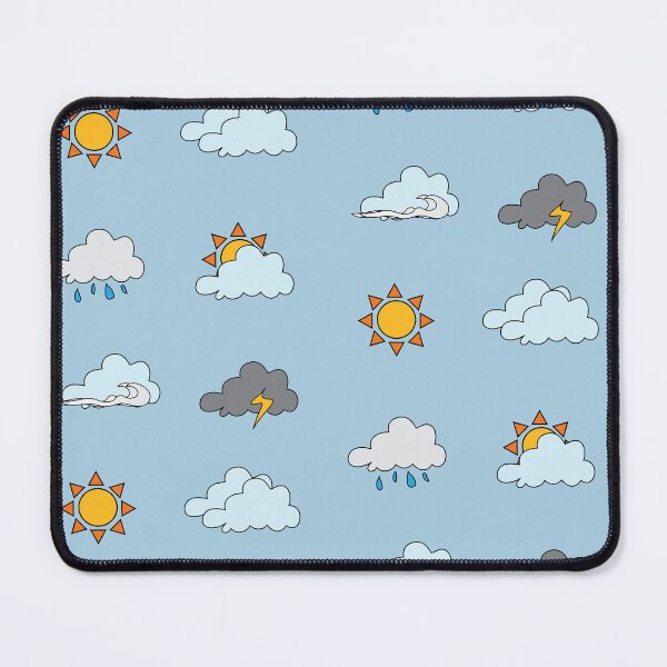 Item preview, Cute weather doodles planner  designed and sold by fluffyfamcraft.
