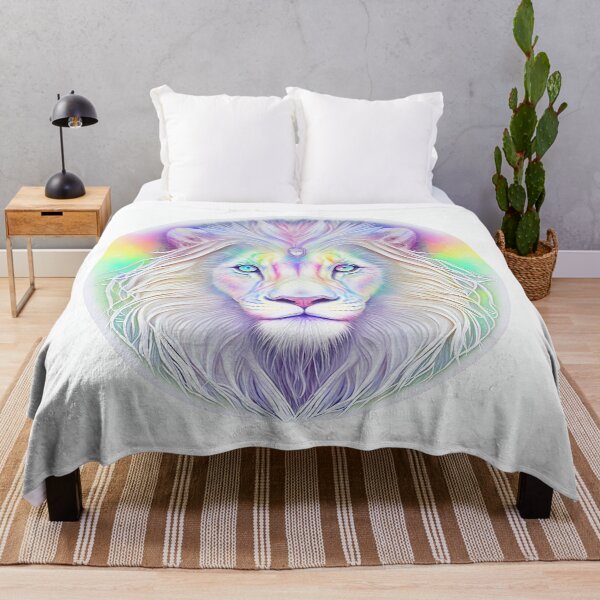 Item preview, Rainbow Phantasmal Iridescent Mystical Lion designed and sold by TDSwhite.