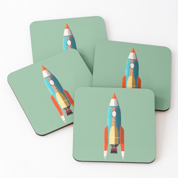 Item preview, Mid Century Modern Vintage Rocket designed and sold by DesArtStudio.
