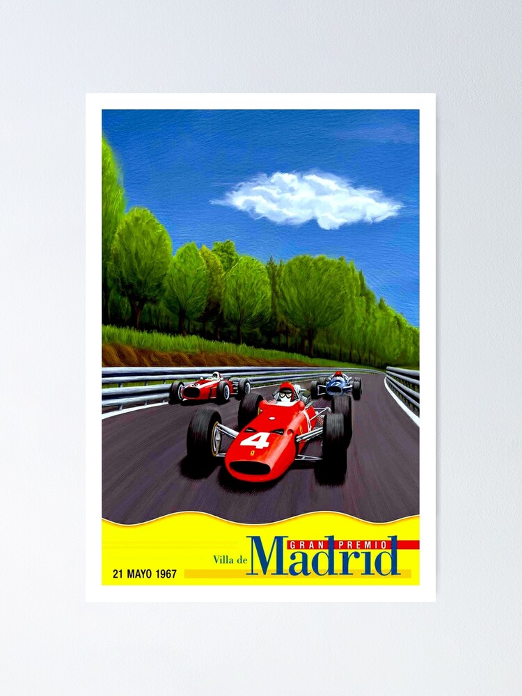 GRAND PRIX Automobile poster of PAU 1967