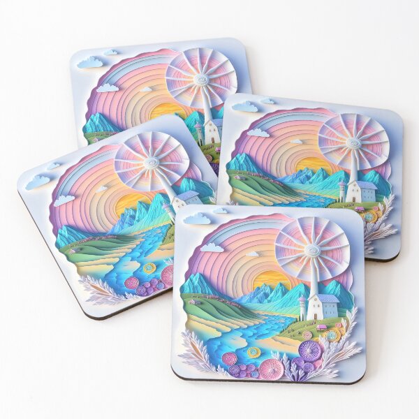 Item preview, Landscape Cartoon Mountain Scene designed and sold by NTGUILTY.