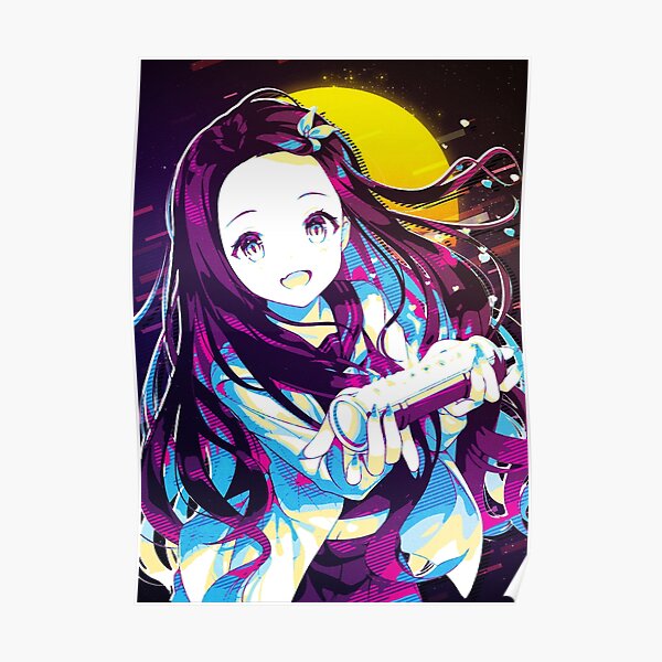 Nezuko Kamado Poster For Sale By 80sretroart Redbubble 3679