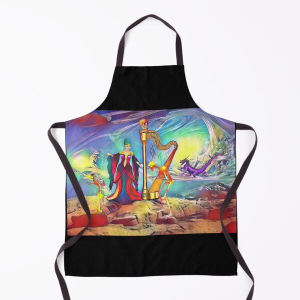 Item preview, harp woman and the dragon designed and sold by Artbellachi.
