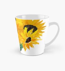 Painted sunflower bouquet Tall Mug