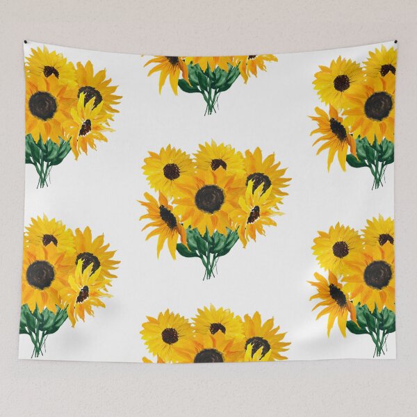 Item preview, Painted sunflower bouquet designed and sold by Ilze Lucero.