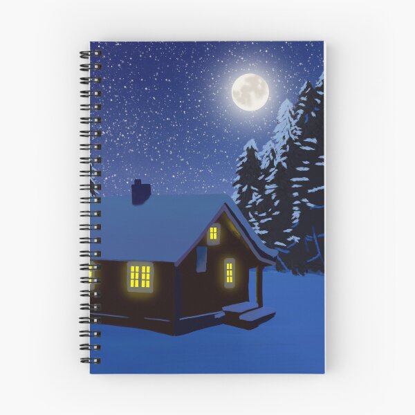 Item preview, Winter Cabin Landscape designed and sold by Zia Frazier.