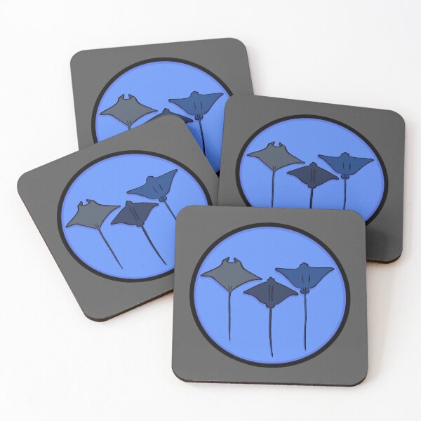 Item preview, Swimming Stingrays designed and sold by groovygreengal.