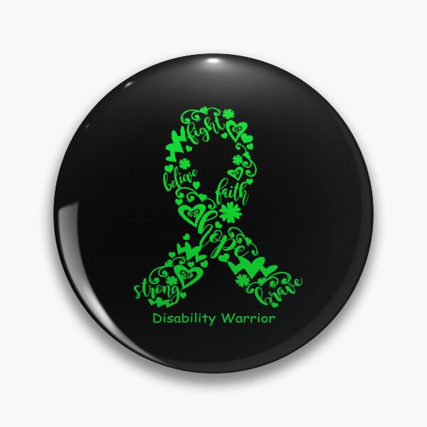 Item preview, Disability Warrior - Disability Ribbon Strong Hope Believe Fight Faith Brave designed and sold by CansellBar.