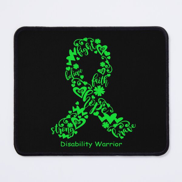 Item preview, Disability Warrior - Disability Ribbon Strong Hope Believe Fight Faith Brave designed and sold by CansellBar.