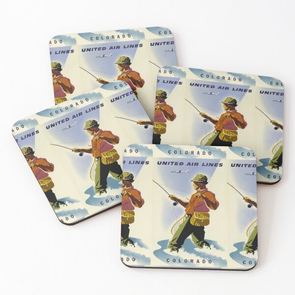 Item preview, Colorado - Vintage Travel - United Airlines designed and sold by Culturio.