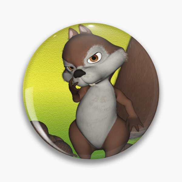 Item preview, Three Squirrels with their nuts, fun design designed and sold by LoneAngel.