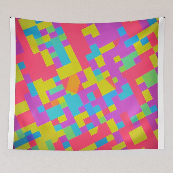 Item preview, Abstract Multi Coloured Squares designed and sold by David-Howells.