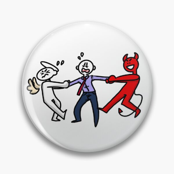 Item preview, Angel and Devil Tug-O-War designed and sold by INVISIPALart.