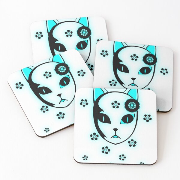 Item preview, Neon cat mask designed and sold by GhostInkRB.