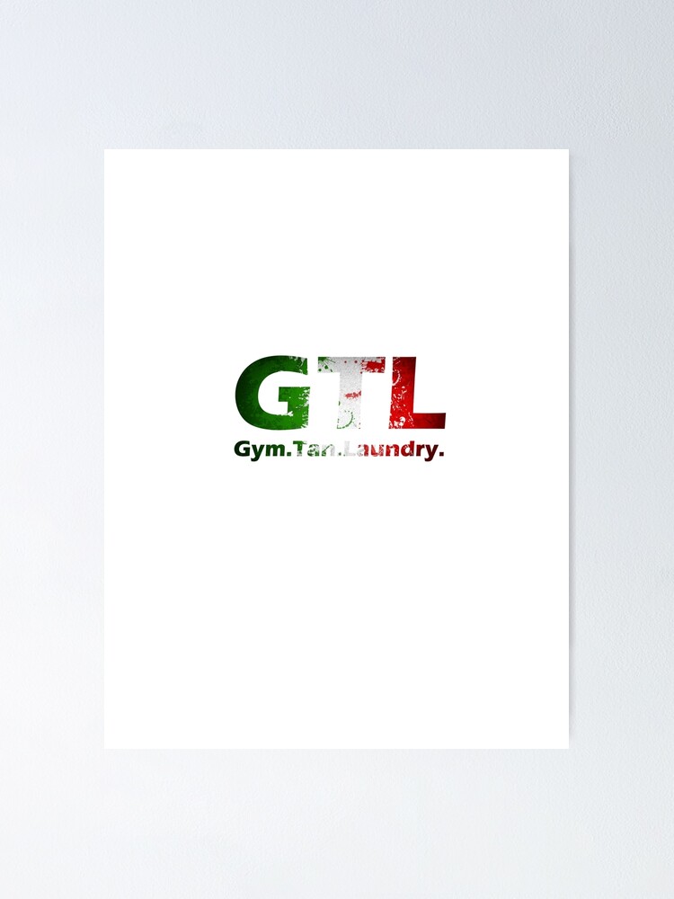 "Gym Tan Laundry" Poster by MrHandsome Redbubble