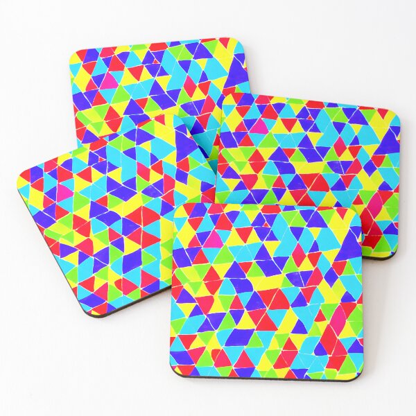 Item preview, Abstract Multi Coloured Triangles  designed and sold by David-Howells.