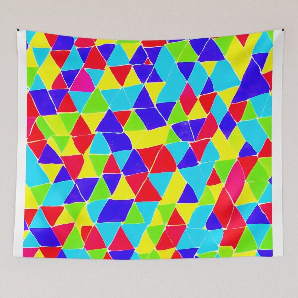 Item preview, Abstract Multi Coloured Triangles  designed and sold by David-Howells.