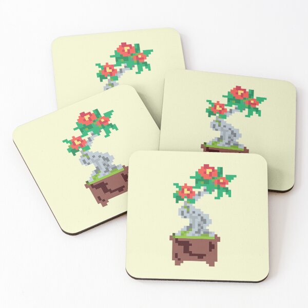 Item preview, BONSAI PIXEL ART - Tsubaki- designed and sold by METAMORPHOSIS--.