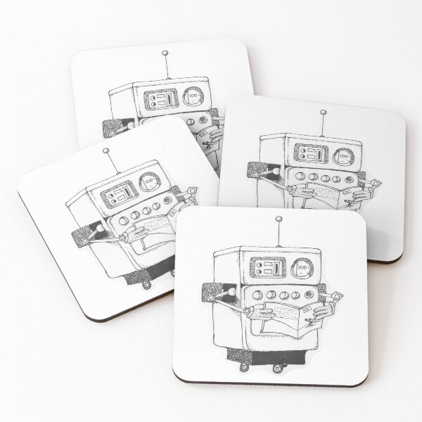 Item preview, Moon robot  designed and sold by DesertRainArray.