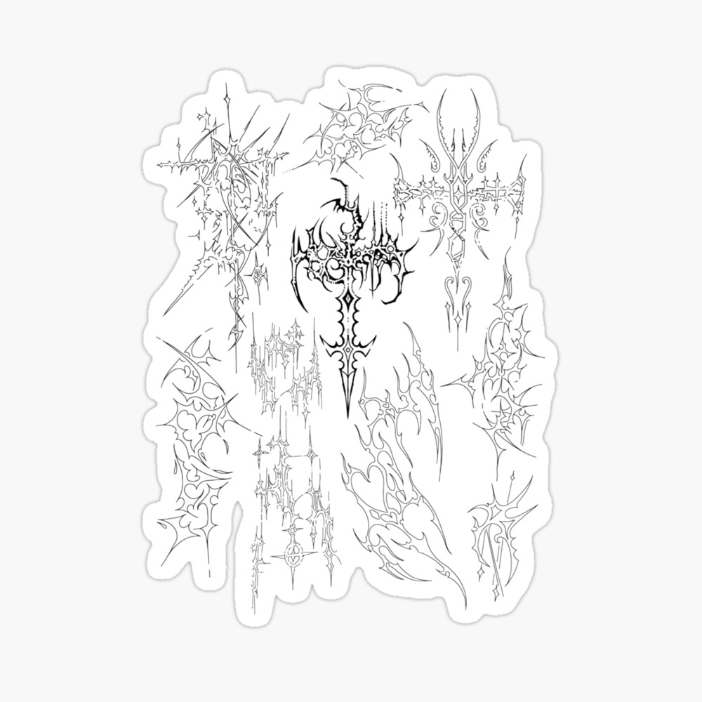 Cyber Sigilism Tattoo iPhone Case