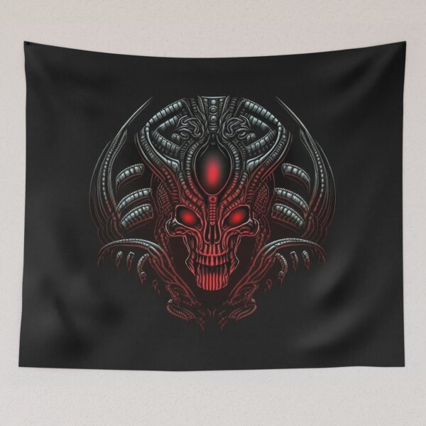 Item preview, Alien Skull Dark Fantasy Gamer Art designed and sold by TDSwhite.