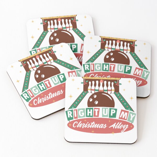 Item preview, Christmas Bowling Shirt Right Up My Alley designed and sold by BeansHotTees.
