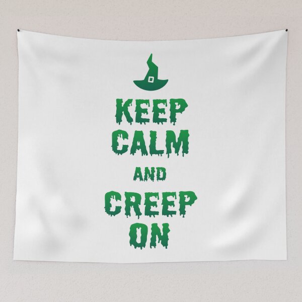 Item preview, Keep Calm & Creep On Halloween T-shirt designed and sold by TeeMonsters.