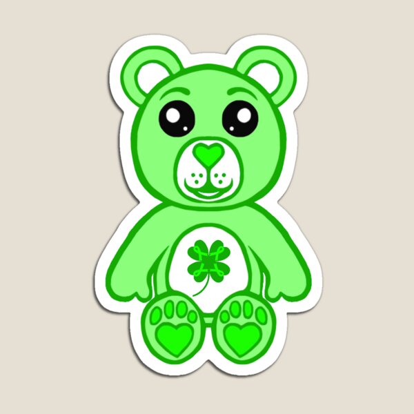 Item preview, Green Warrior Bear 2.0 designed and sold by Chronic Illness Awareness Shop.