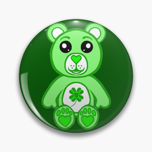 Item preview, Green Warrior Bear 2.0 designed and sold by Chronic Illness Awareness Shop.