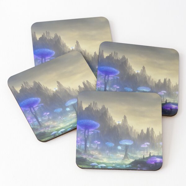 Item preview, Fantasy Mushroom Landscape designed and sold by ArtificialCraft.